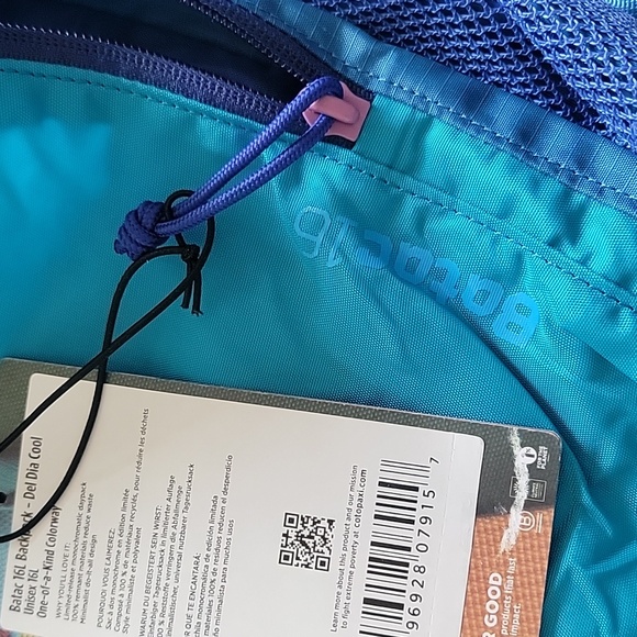 NWT Cotopaxi Batac 16L Del Dia Cool Teal Backpack - Picture 8 of 8